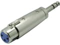 Miniatyrbild 1 av 2: Kash KASH XLR-adapter XLR-kontakt - Jack 6,3 mm Stereo Poltal:3 1 st