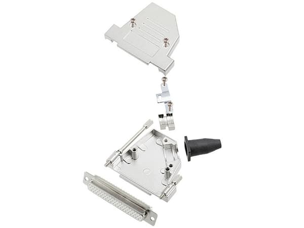 encitech DTSL37-LJSRG-S-HDS62-W-K 6355-8043-14 D-SUB bøsningsliste-sæt 45 ° Poltal: 62 Loddekop 1 stk