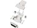 Miniatyrbilde 1 av 2: encitech TRI-M-15-DBP-K 6355-0038-02 D-SUB stiftliste-sæt 180 ° Poltal: 15 Loddekop 1 Set