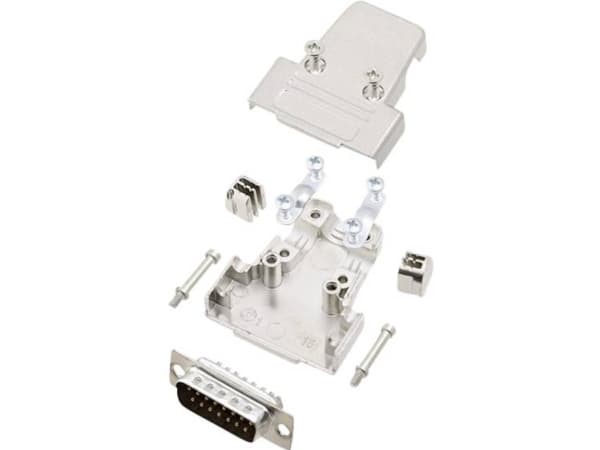 encitech TRI-M-15-DBP-K 6355-0038-02 D-SUB stiftliste-sæt 180 ° Poltal: 15 Loddekop 1 Set