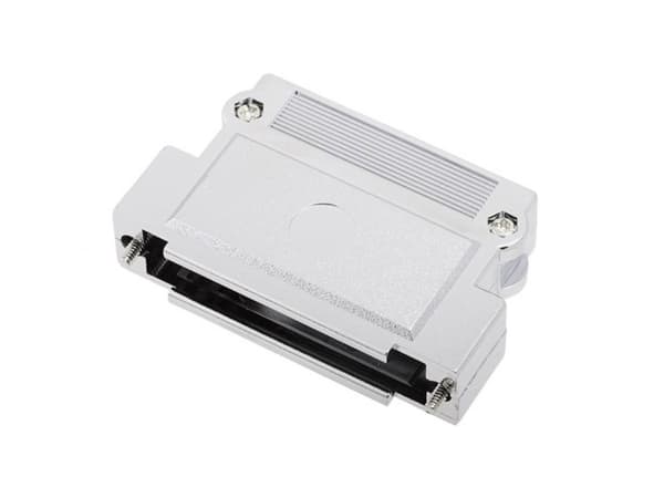 encitech DFCK 37-M-K 1520-0105-04 D-SUB-kabinet Poltal: 37 Plastic, metalliseret 180 ° Sølv 1 stk