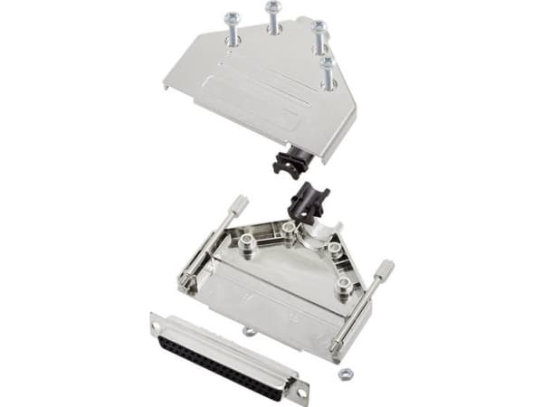 encitech DTPK-M-37-DBS-K 6355-0030-14 D-SUB-skärningssats 180° Polantal: 37 Lödhuvud 1 sats