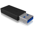 Miniatyrbilde 5 av 5: ICY BOX IB-CB015 - USB-adapter - 24 pin USB-C (hunn) til USB-type A (hann) - USB 3.1 Gen2 - svart