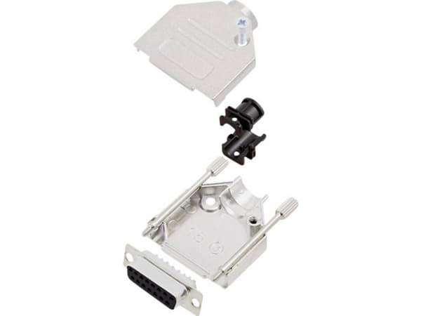 encitech DTZK15-DBS-K 6355-0002-12 D-SUB bøsningsliste-sæt 180 ° Poltal: 15 Loddekop 1 Set