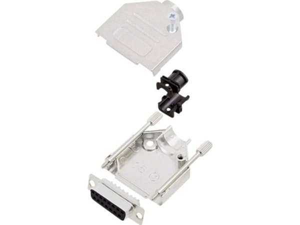 encitech DTZK15-DBS-K 6355-0002-12 D-SUB bøsningsliste-sæt 180 ° Poltal: 15 Loddekop 1 Set