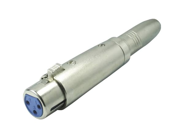 Kash KASH XLR-adapter XLR-kontakt - Jack-kontakt 6,3 mm Stereo Poltal:3 1 st