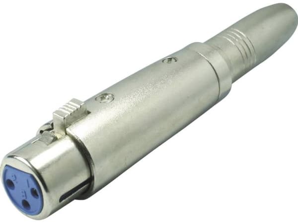 Kash KASH XLR-adapter XLR-kontakt - Jack-kontakt 6,3 mm Stereo Poltal:3 1 st