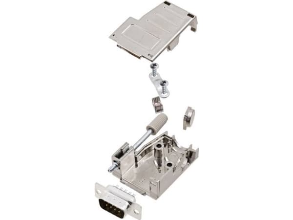 encitech DSSK09-M-DBP-K 6355-0084-01 D-SUB stiftliste-sæt 45 °, 180 ° Poltal: 9 Loddekop 1 stk