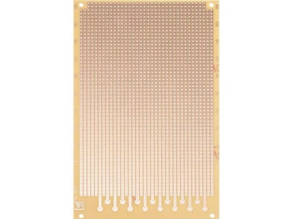 Rademacher WR-Typ 935 Printplade til eksperimenter Hårdt papir (L x B) 160 mm x 100 mm 35 µm Rastermål 2.54 mm Indhold 1 stk