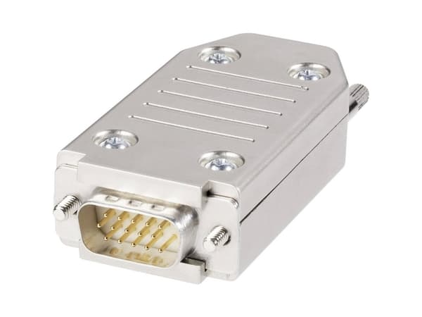 Knorr Tec 10040010 D-SUB kontakt 180° Polantal: 15 Dragfjäder 1 st
