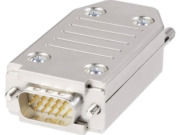Knorr Tec 10040010 D-SUB kontakt 180° Polantal: 15 Dragfjäder 1 st
