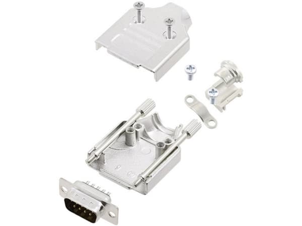Amphenol L17MHDM09+L717SDE09P D-SUB stiftliste-sæt 180 ° Poltal: 9 Loddekop 1 stk