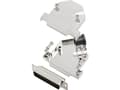 Miniatyrbild 1 av 2: encitech D45NT25-M-DMP-K 6355-0072-13 D-SUB stiftliste-sæt 45 ° Poltal: 25 Loddekop 1 Set