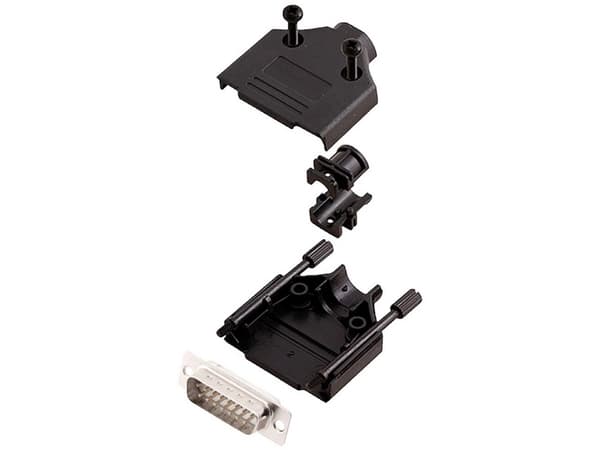 encitech DTPK-P-15-DBP-W-K 6355-8032-02 D-SUB stiftliste-sæt 180 ° Poltal: 15 Loddekop 1 stk