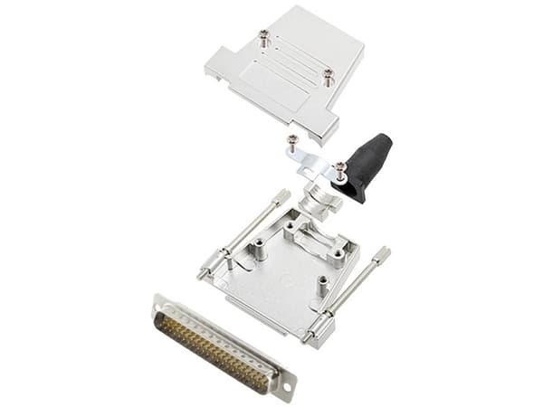 encitech DTSL37-LJSRG-T-HDP62-W-K 6355-8041-04 D-SUB stiftliste-sæt 180 ° Poltal: 62 Loddekop 1 stk