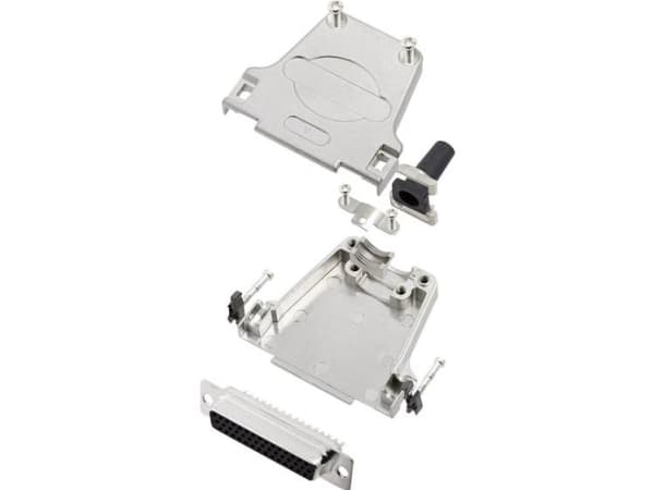 encitech DTZF25-HDS44-K 6355-0063-13 D-SUB-skärningssats 180° Polantal: 44 Lödhuvud 1 sats