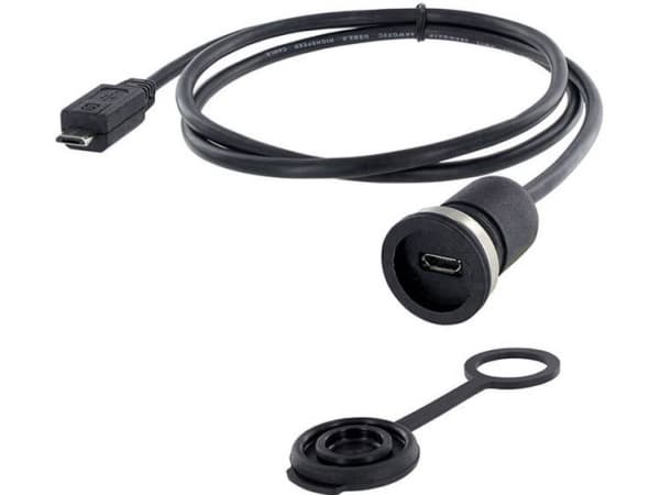 USB-liitin alustan liitin, uppoasennus M16 1310-1013-01 encitech Sisältö: 1 kpl