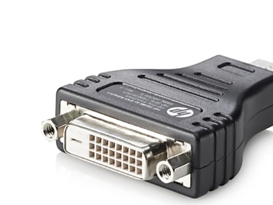 HP HDMI to DVI Adapter - Video adapter - DVI-D hunn til HDMI hann - for Pro Mobile Thin Client mt440 G3; ZBook 15v G5, 17 G3, 17 G4, 17 G5, 17 G6