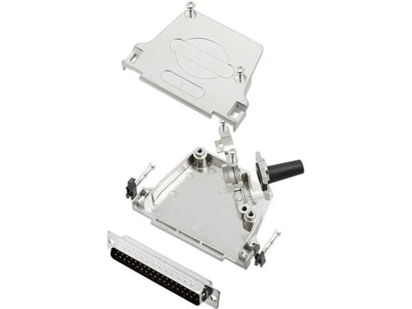 TRU COMPONENTS TCD45ZF37DMPK 7708740 D-SUB stiftliste-sæt 45 ° Poltal: 37 Loddekop 1 stk