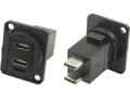 Miniatyrbild 1 av 2: USB-kontaktadapter, flush CP30212MB Cliff Innehåll: 1 st
