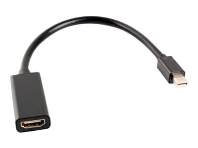 Lanberg - Video adapter - Mini DisplayPort hann til HDMI hunn - 20 cm - svart