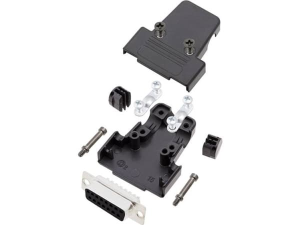 encitech TRI-M-25-DMP-K 6355-0039-03 D-SUB stiftliste-sæt 180 ° Poltal: 25 Loddekop 1 Set