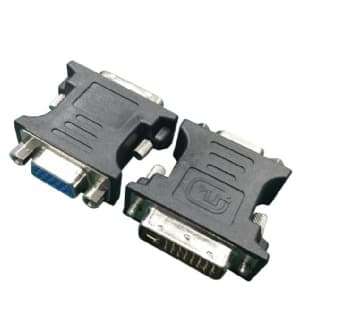 Cablexpert - Video adapter - DVI (hann) til 15 pin D-Sub (DB-15) (hunn) - tommelskruer - svart