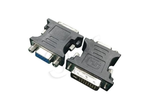 Cablexpert - Video adapter - DVI (hann) til 15 pin D-Sub (DB-15) (hunn) - tommelskruer - svart
