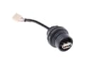 Pikkukuva 3 / 3: USB-liitin Liitäntä, uppoasennus Buccaneer 6000 PXP6043/A Bulgin Sisältö: 1 kpl