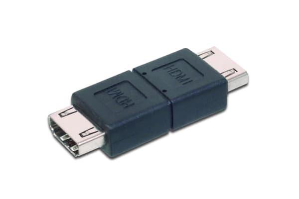 DIGITUS - HDMI-adapter - HDMI hona till HDMI hona - skärmad - svart