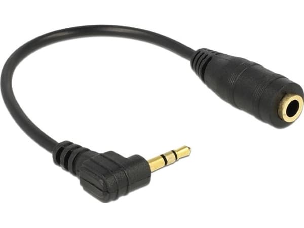 DELOCK Adapterkabel Klinke 25 mm St gew 35 mm Bu 3 Pin 14cm