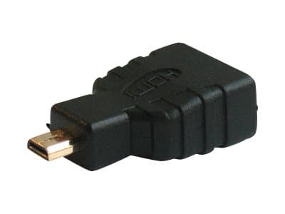 SAVIO CL-17 - HDMI-adapter - 19 pin micro HDMI Type D hann til HDMI hunn