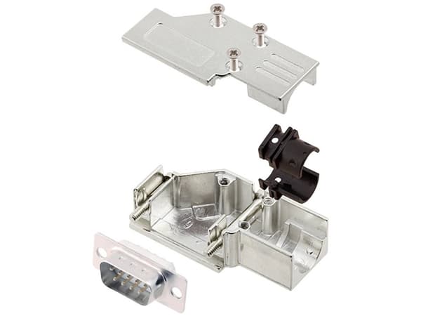 encitech DCMR09-FK-DMP-W-K 6355-8065-21 D-SUB stiftliste-sæt 90 ° Poltal: 9 Loddekop 1 stk