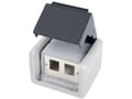 Pikkukuva 4 / 5: Telegärtner RJ45 Outlet IP44 AP, Harmaa