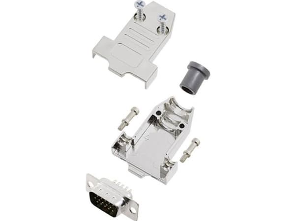 encitech DTNT09-M-HDP15-K 6355-0071-01 D-SUB stiftliste-sæt 180 ° Poltal: 15 Loddekop 1 Set
