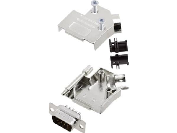 encitech D45ZK09-DBP-K 6355-0003-01 D-SUB stiftliste-sæt 45 ° Poltal: 9 Loddekop 1 Set
