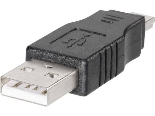 Adapter för USB-kontakt - - 1582501 TRU KOMPONENTER Innehåll: 1 st