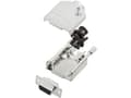 Miniatyrbild 1 av 2: TRU COMPONENTS TCDTZK09DBSK 7709624 D-SUB-skärningssats 180° Antal poler: 9 Lödhuvud 1 st