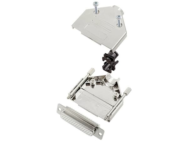 encitech DTPK25-M-HDS44-W-K 6355-8056-13 D-SUB bøsningsliste-sæt 180 ° Poltal: 44 Loddekop 1 stk