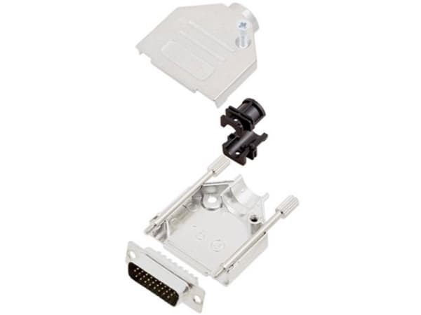 TRU COMPONENTS TCDTZK15HDP26K 7709476 D-SUB stiftliste-sæt 180 ° Poltal: 26 Loddekop 1 stk