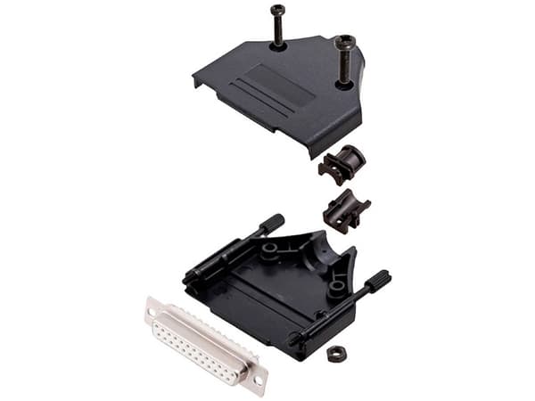 encitech DTPK-P-25-DMS-W-K 6355-8033-13 D-SUB bøsningsliste-sæt 180 ° Poltal: 25 Loddekop 1 stk