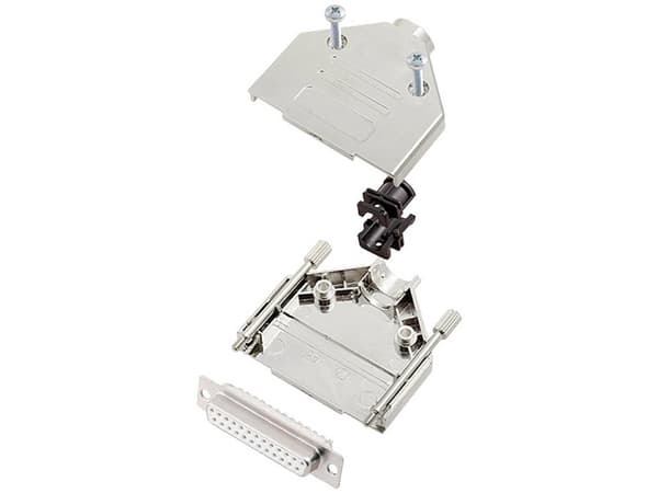 encitech DTPK-M-25-DBS-W-K 6355-8030-13 D-SUB läpivientiliuskasarja 180° Napojen lukumäärä: 25 Juotospää 1 kpl