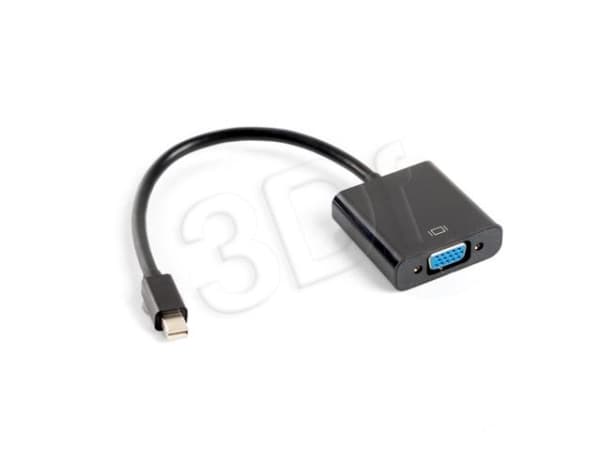 Lanberg - Videotransformator - Mini DisplayPort - VGA - sort
