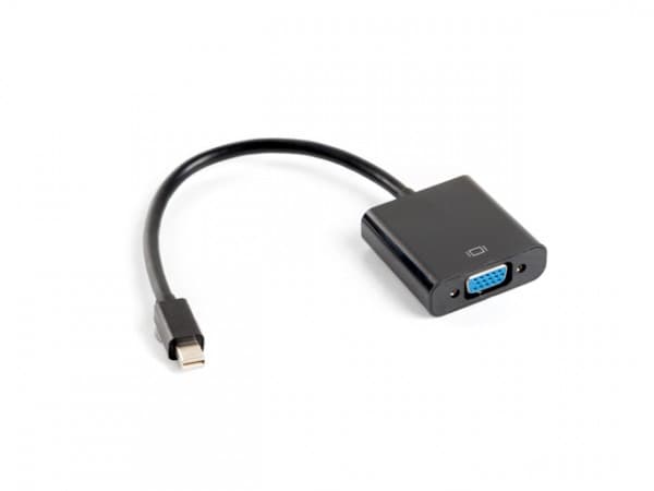 Lanberg - Videotransformator - Mini DisplayPort - VGA - sort
