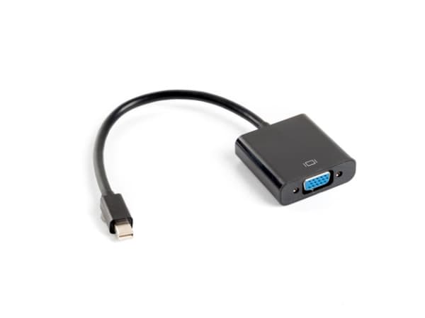 Lanberg - Videotransformator - Mini DisplayPort - VGA - sort