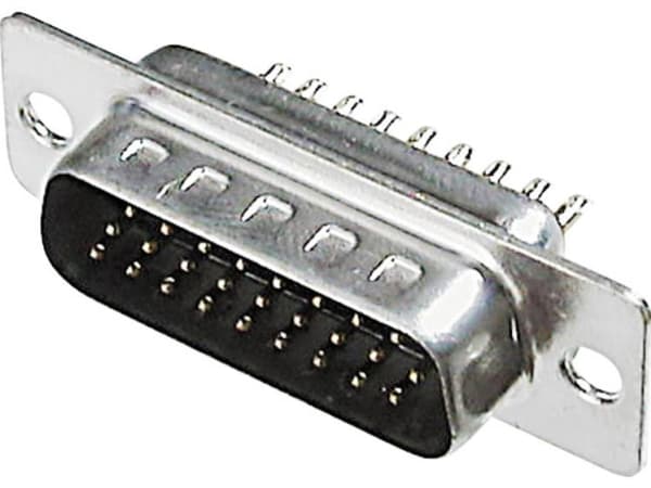 TRU COMPONENTS TC-A-HDS 44 LL/Z-203 1586464 D-SUB pinneliste Poltal: 44 Loddekop 1 stk.