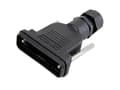 Miniatyrbilde 2 av 2: Conec 165X14829XE 165X14829XE D-SUB-kabinet Poltal: 15 Plastic, metalliseret 180 ° Sort 1 stk