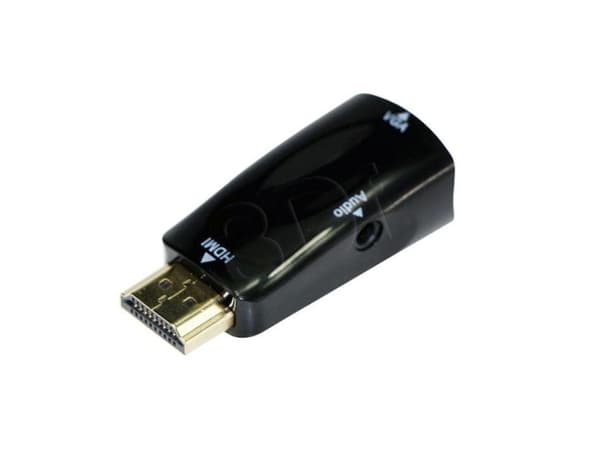 Cablexpert - Videotransformator - HDMI - VGA - sort