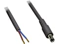 Miniatyrbilde 1 av 3: TRU COMPONENTS Lavvoltstilslutningskabel Lavspændingsstik - åben ende 5.50 mm 2.10 mm 0.50 m 1 stk