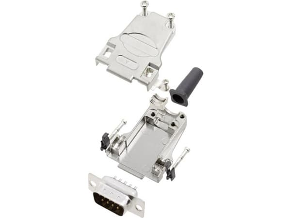 encitech DTZF09-DBP-K 6355-0044-01 D-SUB stiftliste-sæt 180 ° Poltal: 9 Loddekop 1 Set